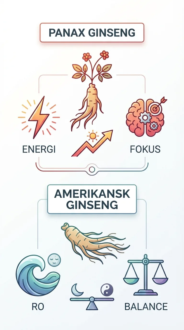 Infografik: sådan vælger du den rigtige ginseng