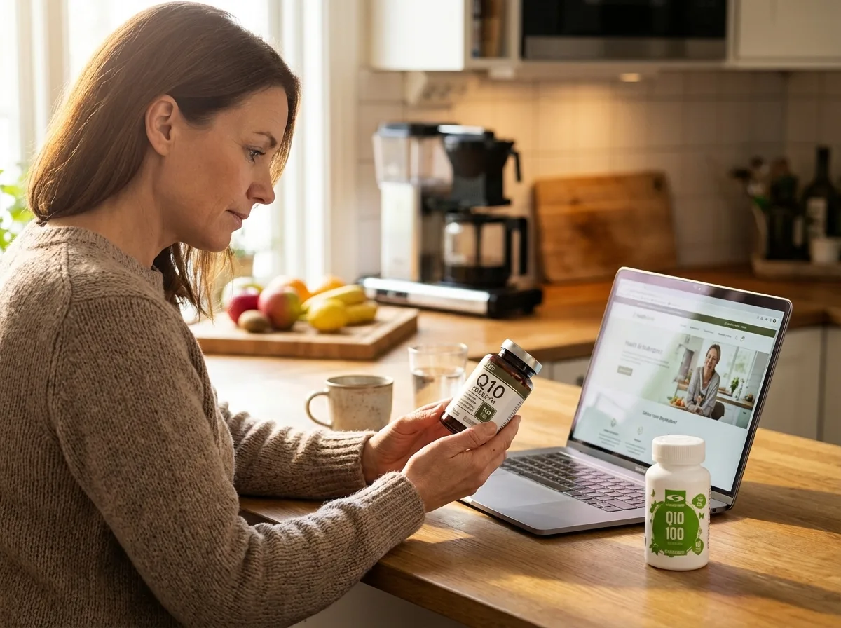 Forbehold og sikkerhed ved Q10
