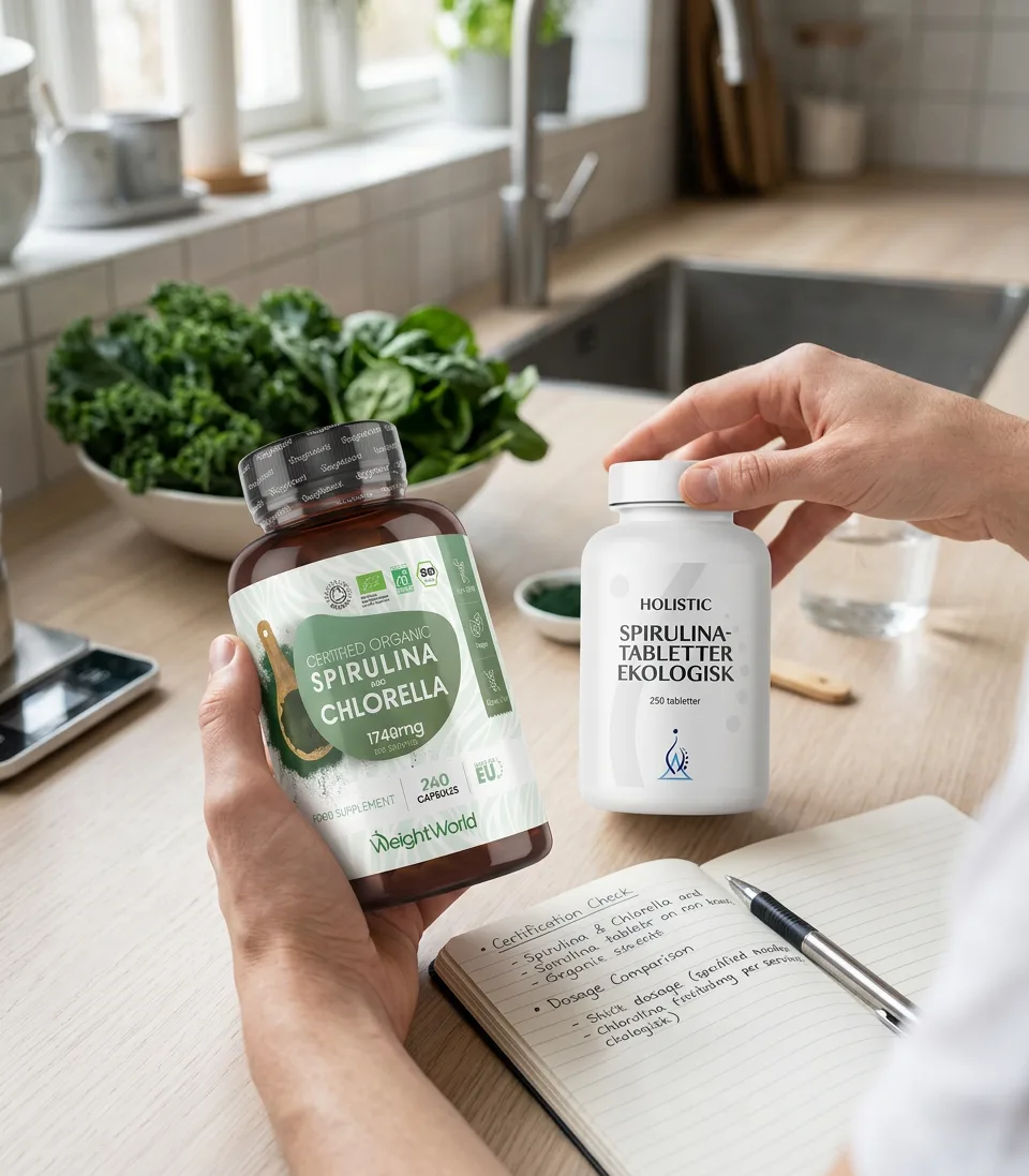 Sådan har vi lavet vores test af spirulina