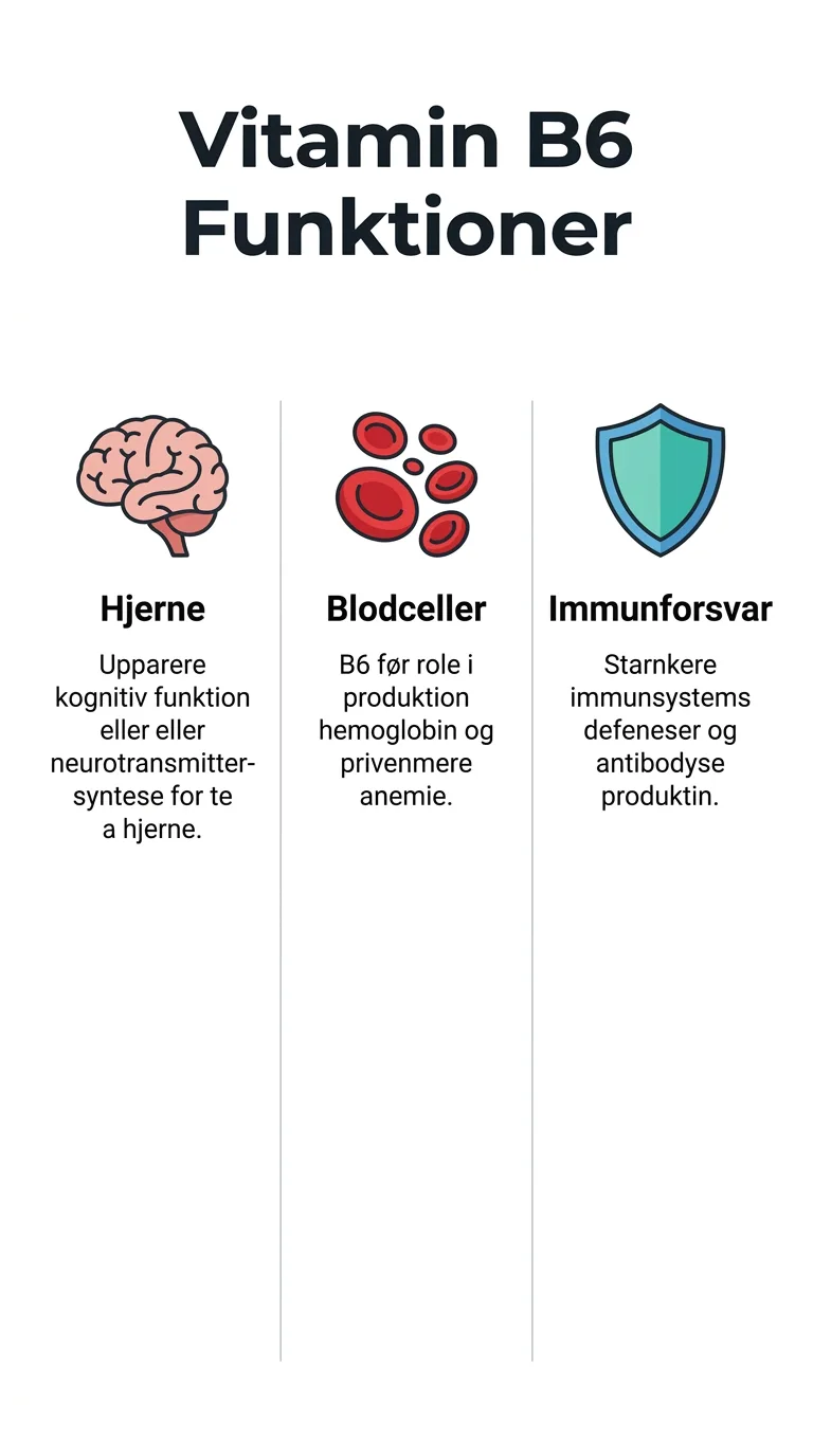 Infografik: sådan vælger du den rigtige Vitamin B6