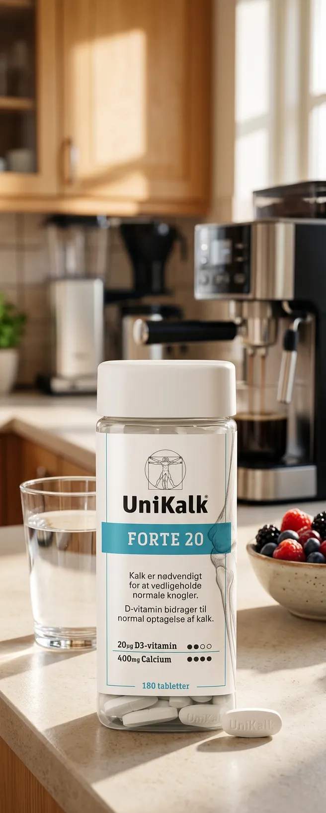 Test af UniKalk Forte 20