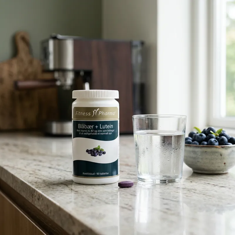 Test af Fitness Pharma Blåbær + Lutein