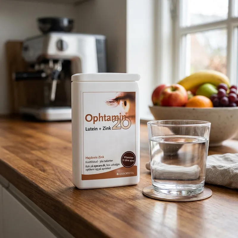 Test af Ophtamin 20 Lutein + Zink