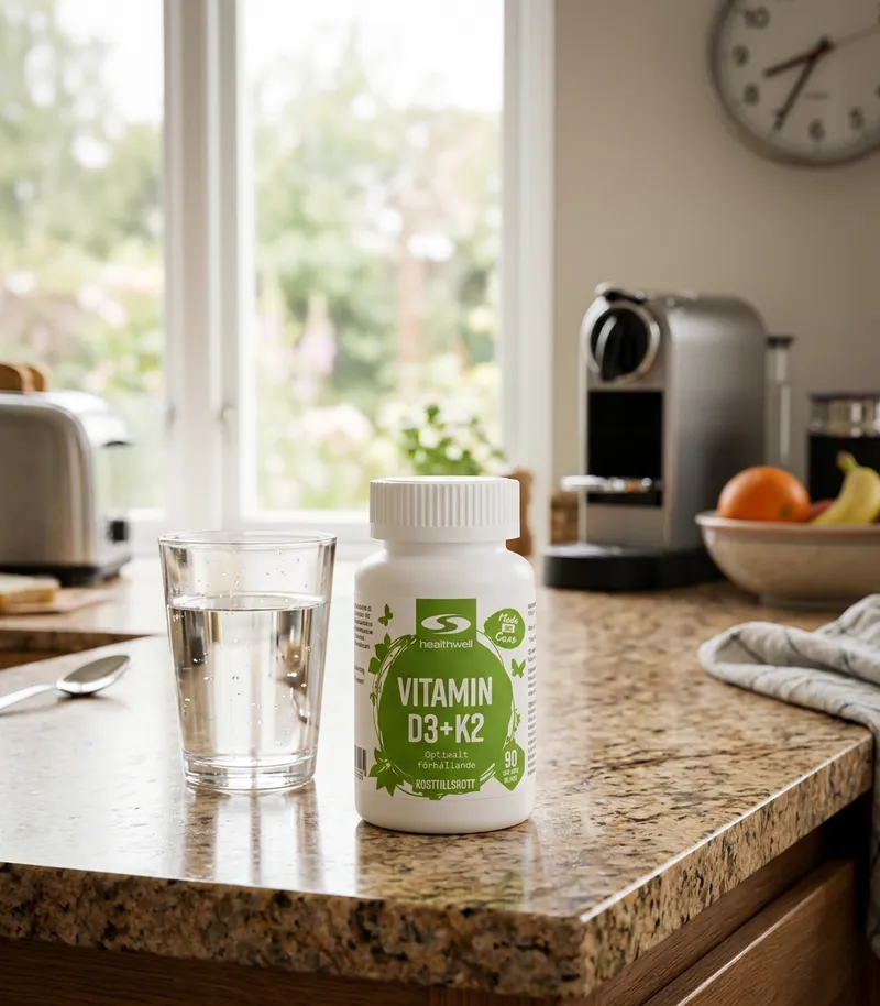 Test af Healthwell Vitamin D3+K2 Vegan