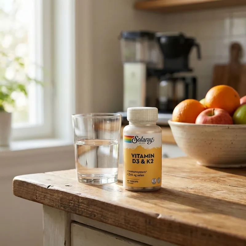 Test af Solaray Vitamin D3 & K2