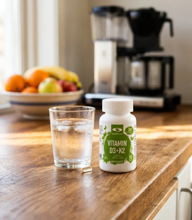 Test af Healthwell Vitamin D3+K2
