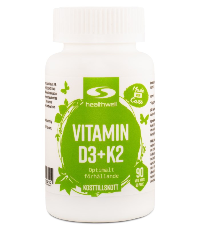 Healthwell Vitamin D3+K2 Vegan