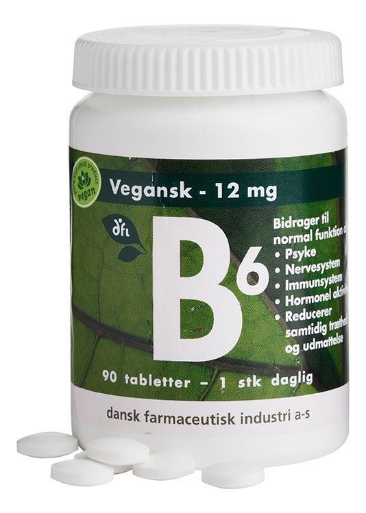 DFI - Grønne Vitaminer B6-vitamin 12 mg